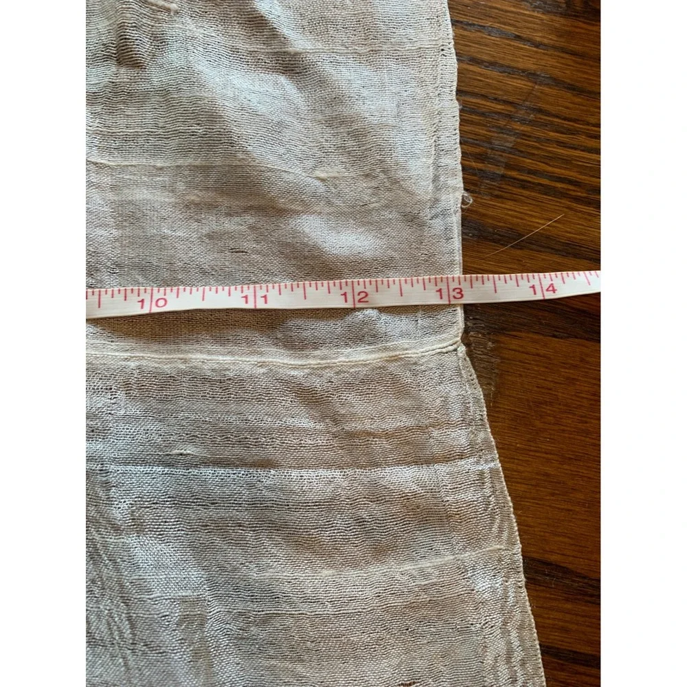 White Raw Silk Textured Twist Fringe Scarf Rectangle Lightweight Boho